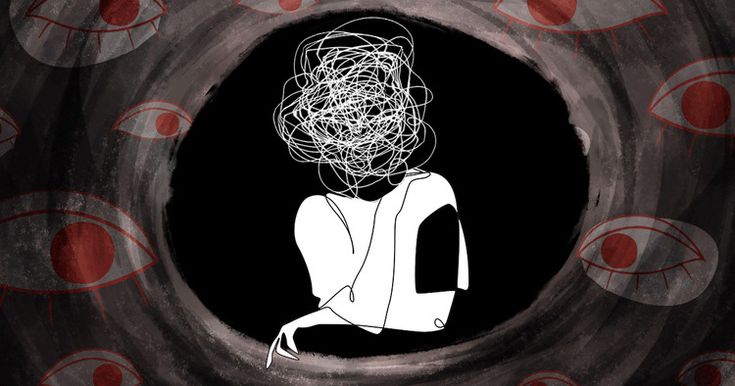 A woman in a anxious state
