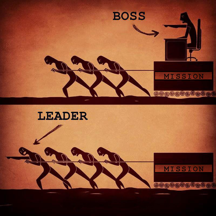 leader vs boss